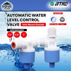 Home Store Automatic Water Level Control Float Valve 1/2'', 3/4", 1" - Mount Ouside