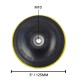 Home Store Heavy Duty Long-Lasting Velcro Backing Pad 4" (100MM) / 5" (125MM) M10 Thread with Adapter 