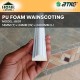 Home Store 8601 Polyurethane Foam Wainscoting Moulding White Colour 14MM (T) x 24MM (W) x 2400MM (L) Home Store 8601 Polyurethane Foam Wainscoting Moulding White Colour 14MM (T) x 24MM (W) x 2400MM (L)