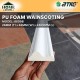 Home Store 8609B Polyurethane Foam Wainscoting Moulding White Colour 26MM (T) x 62MM (W) x 2400MM (L) Home Store 8609B Polyurethane Foam Wainscoting Moulding White Colour 26MM (T) x 62MM (W) x 2400MM (L)