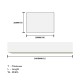 Home Store 8682-25 Polyurethane Foam Wainscoting Moulding White Colour 20MM (T) x 25MM (W) x 2400MM (L) Home Store 8682-25 Polyurethane Foam Wainscoting Moulding White Colour 20MM (T) x 25MM (W) x 2400MM (L)