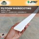 Home Store 8682 Polyurethane Foam Wainscoting Moulding White Colour 10MM (T) x 40MM (W) x 2400MM (L) Home Store 8682 Polyurethane Foam Wainscoting Moulding White Colour 10MM (T) x 40MM (W) x 2400MM (L)