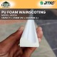 Home Store 8603A Polyurethane Foam Wainscoting Moulding White Colour 14MM (T) x 25MM (W) x 2400MM (L) Home Store 8603A Polyurethane Foam Wainscoting Moulding White Colour 14MM (T) x 25MM (W) x 2400MM (L)