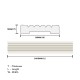 Home Store 86207 Polyurethane Foam Wainscoting Moulding White Colour 18MM (T) x 85MM (W) x 2400MM (L) Home Store 86207 Polyurethane Foam Wainscoting Moulding White Colour 18MM (T) x 85MM (W) x 2400MM (L)