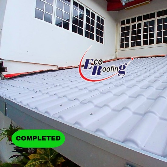 Eco Roofing System UPVC Multilayer Sheets S27 (7 Wave Step) 2.0MM (T) x 1040MM (W) 1FT - 12FT (L) Eco Roofing System UPVC Multilayer Sheets S27 (7 Wave Step) 2.0MM (T) x 1040MM (W) 1FT - 12FT (L)