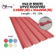 Eco Roofing System UPVC Multilayer Sheets H42 (5 Wave Step) 2.0MM (T) x 1066MM (W) x 1FT - 12FT (L) Eco Roofing System UPVC Multilayer Sheets H42 (5 Wave Step) 2.0MM (T) x 1066MM (W) x 1FT - 12FT (L)