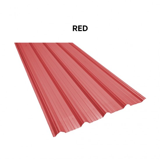 Eco Roofing System UPVC Multilayer Sheets H27 (6 Wave Step) 2.0MM (T) x 1130MM (W) x 1FT - 12FT (L)