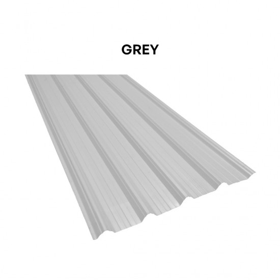 Eco Roofing System UPVC Multilayer Sheets H27 (6 Wave Step) 2.0MM (T) x 1130MM (W) x 1FT - 12FT (L)