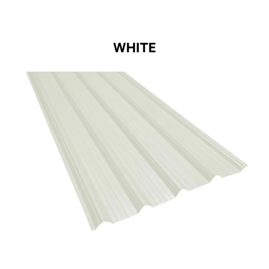 Eco Roofing System UPVC Multilayer Sheets H27 (6 Wave Step) 2.0MM (T) x 1130MM (W) x 1FT - 12FT (L)