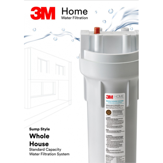 3M Water Filter | 3M Home POE 3WH-STD-S01H Outdoor Whole House Water Filter Filtration System