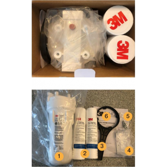 3M Water Filter | 3M Home POE 3WH-STD-S01H Outdoor Whole House Water Filter Filtration System