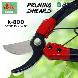 Tiger K-800 Bend Blade Pruning Shears 8'' | Gunting Pokok | Flower Cutter Tiger K-800 Bend Blade Pruning Shears 8'' | Gunting Pokok | Flower Cutter