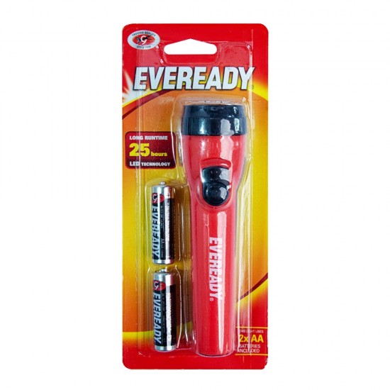 Eveready LC1L2A LED FLashlight C/W 2x AA Bateries Eveready LC1L2A LED FLashlight C/W 2x AA Bateries
