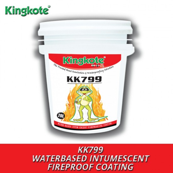 Kingkote KK799 Water Based Intumescent Fireproof Coating 5L Kingkote KK799 Water Based Intumescent Fireproof Coating 5L