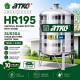 ATKC HR195 Vertical Round Bottom With Stand SUS304 Stainless Steel Water Tank 1950L/430G ATKC HR195 Vertical Round Bottom With Stand SUS304 Stainless Steel Water Tank 1950L/430G
