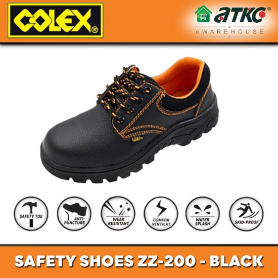 Colex ZZ-200 Safety Shoes Low Cut Rubber Shoes Steel Toe