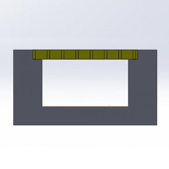 MG Heavy Duty Molded FRP Grating Standard For Drainage With Recess 9'' x 12''