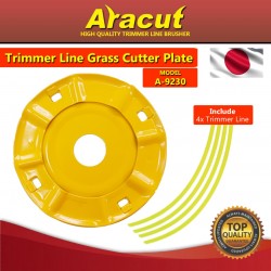 Aracut A-9230 Heavy Duty Trimmer Line Grass Cutter Plate + 4PCS Nylon Trimmer Line Aracut A-9230 Heavy Duty Trimmer Line Grass Cutter Plate + 4PCS Nylon Trimmer Line