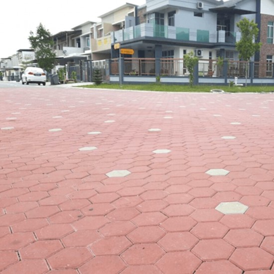 Trafika Block Hexagon Interlocking Concrete Paver 225MM (L) x 197MM (W) x 80MM (T) Trafika Block Hexagon Interlocking Concrete Paver 225MM (L) x 197MM (W) x 80MM (T)