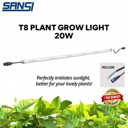 SANSI 20W T8 LED Plant Grow Light Daylight Full Spectrum And Sunlight White Grow Light Lamp For Indoor Garden Houseplants/Greenhouse