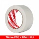 Mileqi Single Sided Cloth Duct Tape Film 48MM/76MM (W) x 20M (L) - Black/ Silver/ Red/ White/ Yellow Mileqi Single Sided Cloth Duct Tape Film 48MM/76MM (W) x 20M (L) - Black/ Silver/ Red/ White/ Yellow