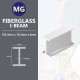 MG Fiberglass I-Beam 152.4MM x 76.2MM x 6MM