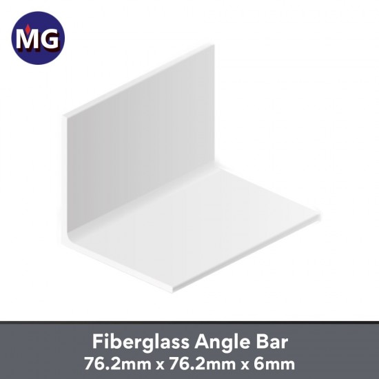 MG Fiberglass Angle Bar 76.2MM x 76.2MM x 6MM MG Fiberglass Angle Bar 76.2MM x 76.2MM x 6MM
