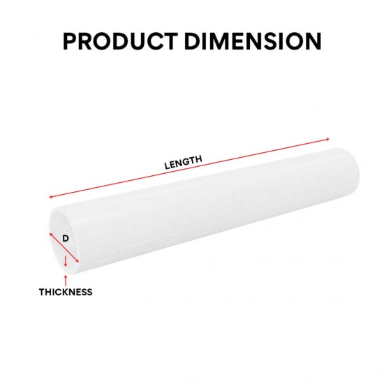 MG Fiberglass Round Tube Ø50MM x 3MM