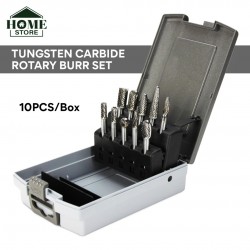 Home Store Premium Tungsten Carbide Rotary Burr Set 10PCS/Box Home Store Premium Tungsten Carbide Rotary Burr Set 10PCS/Box