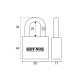 Keynox 950 Series Brass Body Padlock Hardened Steel Shackle 50MM Keynox 950 Series Brass Body Padlock Hardened Steel Shackle 50MM