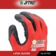 ATKC® MaxGlove 10-100 Red Black Latex Crinkle Palm Coated Gloves - M / L / XL ATKC® MaxGlove 10-100 Red Black Latex Crinkle Palm Coated Gloves - M / L / XL