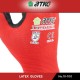 ATKC® MaxGlove 10-100 Red Black Latex Crinkle Palm Coated Gloves - M / L / XL ATKC® MaxGlove 10-100 Red Black Latex Crinkle Palm Coated Gloves - M / L / XL