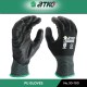 ATKC® MaxGlove 30-100 Black PU Palm Coated Hand Gloves - M / L / XL ATKC® MaxGlove 30-100 Black PU Palm Coated Hand Gloves - M / L / XL