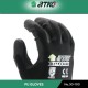 ATKC® MaxGlove 30-100 Black PU Palm Coated Hand Gloves - M / L / XL ATKC® MaxGlove 30-100 Black PU Palm Coated Hand Gloves - M / L / XL