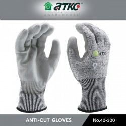 ATKC® MaxGlove 40-300 Cut Resistant with PU Coated Safety Gloves Sarung Tangan Anti Pisau Size M / L / XL