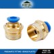 Home Store PC6-03 Pneumatic Male Threaded Fitting 6.0MM x 3/8'' (Plastic/Brass) Home Store PC6-03 Pneumatic Male Threaded Fitting 6.0MM x 3/8'' (Plastic/Brass)