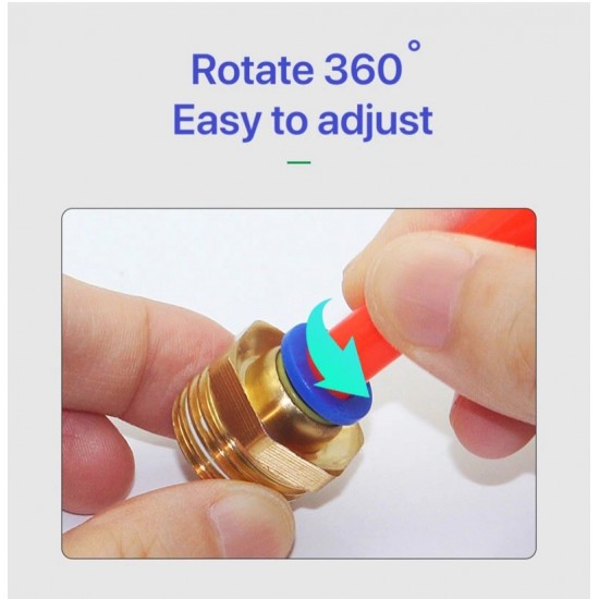 Home Store PC6-03 Pneumatic Male Threaded Fitting 6.0MM x 3/8'' (Plastic/Brass) Home Store PC6-03 Pneumatic Male Threaded Fitting 6.0MM x 3/8'' (Plastic/Brass)