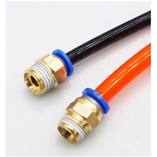 Home Store PC8-04 Pneumatic Male Threaded Fitting 8.0MM x 1/2'' (Plastic/Brass) Home Store PC8-04 Pneumatic Male Threaded Fitting 8.0MM x 1/2'' (Plastic/Brass)