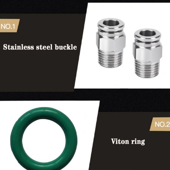 Home Store PC8-03 Pneumatic Male Threaded Fitting 8.0MM x 3/8'' (SUS304 Stainless Steel) Home Store PC8-03 Pneumatic Male Threaded Fitting 8.0MM x 3/8'' (SUS304 Stainless Steel)
