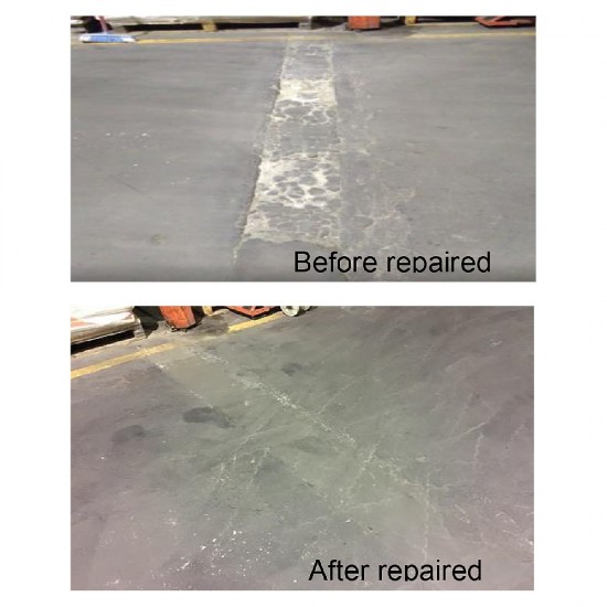 Denka Estopatch RSR Polymer Modified Fast Setting Patching Material For Pavement Repair (Part A: 5KG Powder + Part B: 1KG Liquid) 6KG