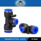 Home Store PE6 Pneumatic Tee Shape Fitting 6.0MM (Plastic)