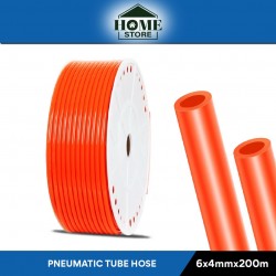 Home Store PU Pneumatic Air Tube Hose Air Compressor Tube 6MM (OD) x 4MM (ID) x 200M (L) - Orange Home Store PU Pneumatic Air Tube Hose Air Compressor Tube 6MM (OD) x 4MM (ID) x 200M (L) - Orange