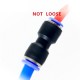 Home Store PU8 Pneumatic Straight Union Fitting 8.0MM (Plastic)