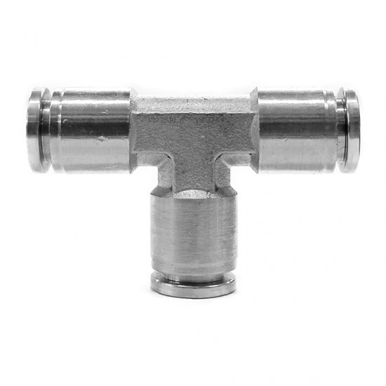 Home Store PE8 Pneumatic Tee Shape Fitting 8.0MM (SUS304 Stainless Steel)