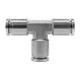 Home Store PE8 Pneumatic Tee Shape Fitting 8.0MM (SUS304 Stainless Steel)
