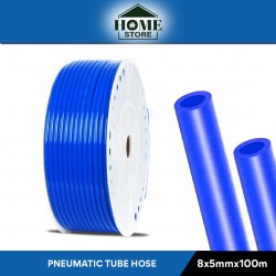Home Store PU Pneumatic Air Tube Hose Air Compressor Tube 8MM (OD) x 5MM (ID) x 100M (L) - Blue