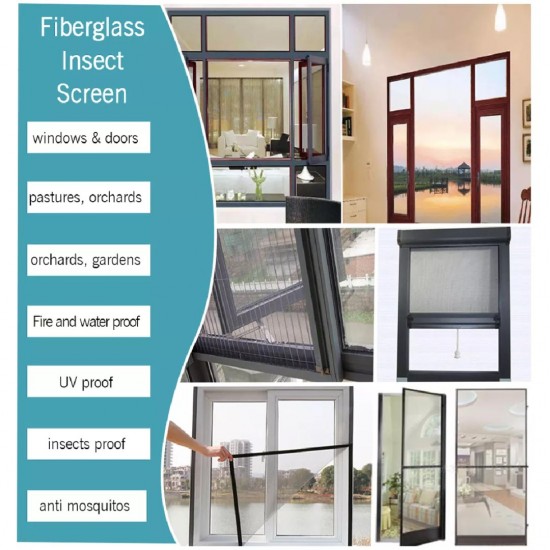 Fiberglass Netting 18x16 Mesh 4ft (W) x 30M (L) Fiberglass Netting 18x16 Mesh 4ft (W) x 30M (L)
