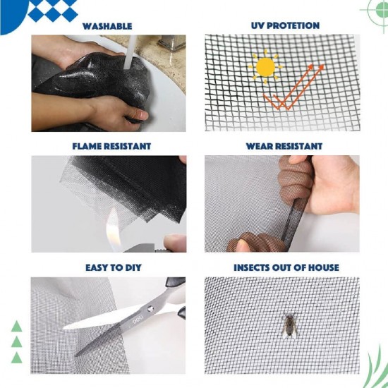 Fiberglass Netting 18x16 Mesh 5ft (W) x 30M (L) Fiberglass Netting 18x16 Mesh 5ft (W) x 30M (L)
