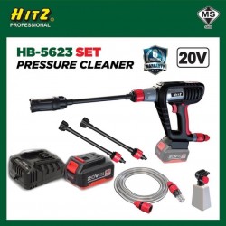 HITZ Professional HB-5623 Cordless Pressure Cleaner 20V 4.0Ah 25 Bar (SET)