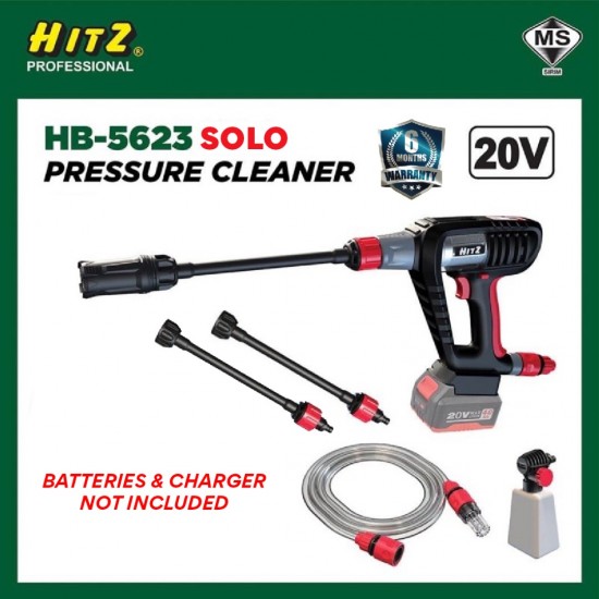 HITZ Professional HB-5623 Cordless Pressure Cleaner 25 Bar (SOLO) HITZ Professional HB-5623 Cordless Pressure Cleaner 25 Bar (SOLO)